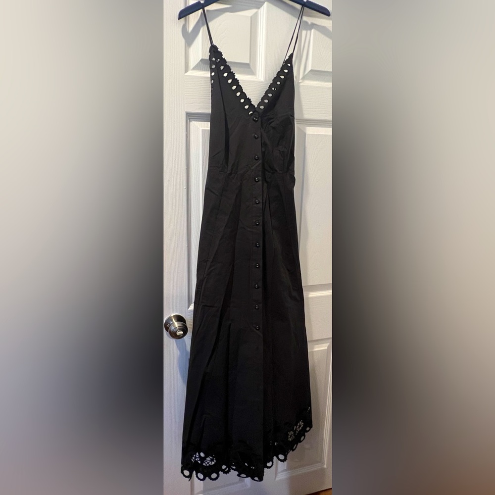 Magali Pascal V-Neck Cutout Buttondown Dress - Picture 3 of 10